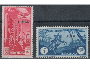 LIBYA 1937-41 Tripolitania Airmail 2v MH*