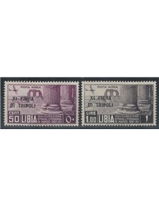 TRIPOLITANIA 1937 11th Tripoli Fair (airmail) 2v MH*