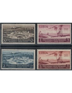 LIBIA 1940 Mostra triennale d'oltremare (posta aerea) 4v MH*