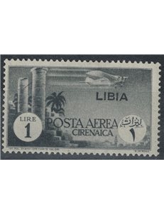 LIBYA 1941 Cyrenaica airmail overprinted MH*