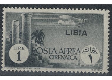 LIBYA 1941 Cyrenaica airmail overprinted MH*