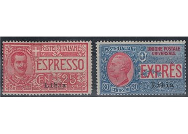 LIBIA 1915 Espressi 1° tipo 2v MH*