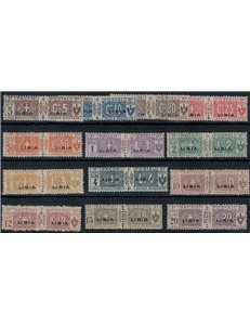 LIBIA 1915-24 Pacchi postali 13v MH*