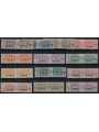LIBYA 1915-24 Postal parcels 13v MH*