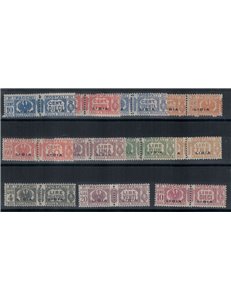 LIBIA 1927-37 Pacchi postali 11v MH*