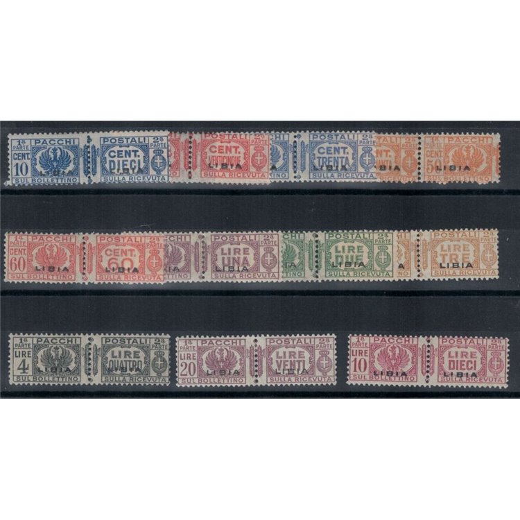 LIBIA 1927-37 Pacchi postali 11v MH*