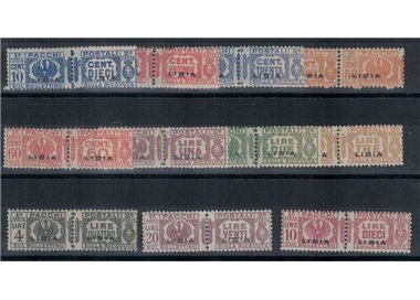 LIBYA 1927-37 Postal parcels 11v MH*