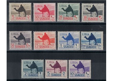LIBIA 1942 Segnatasse 11v MH*