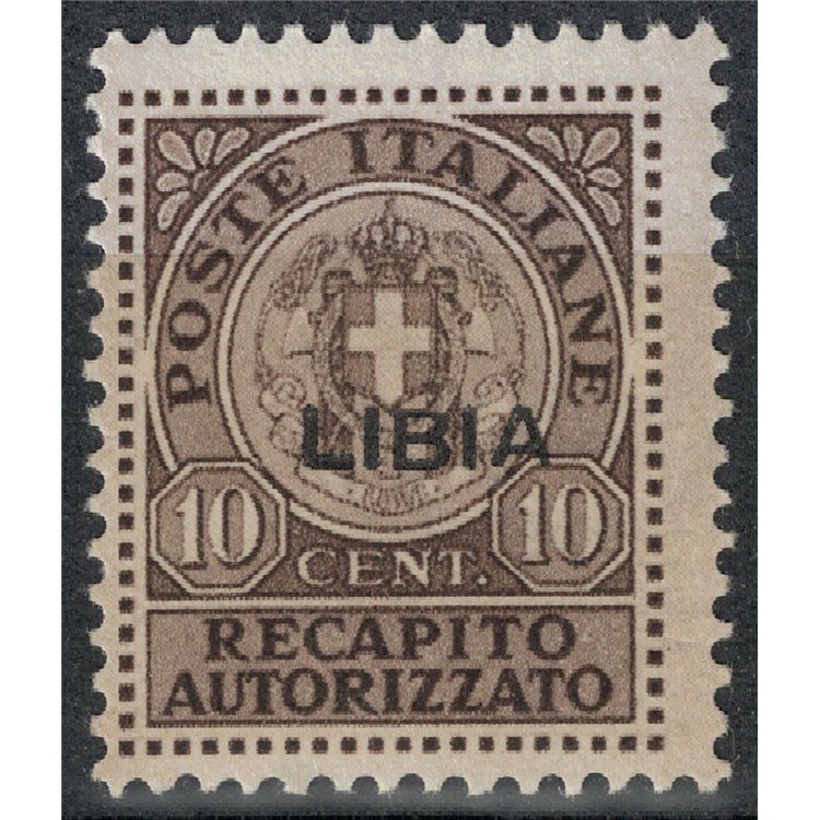 LIBIA 1941 Recapito autorizzato MH*