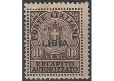 LIBIA 1942 Recapito autorizzato MH*