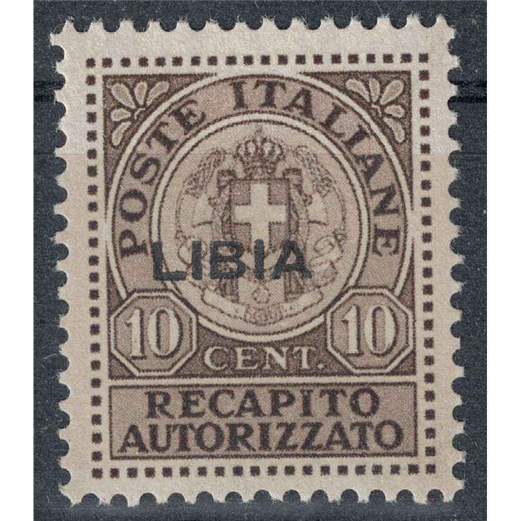 COLONIE LIBIA 1942 Recapito autorizzato MH*