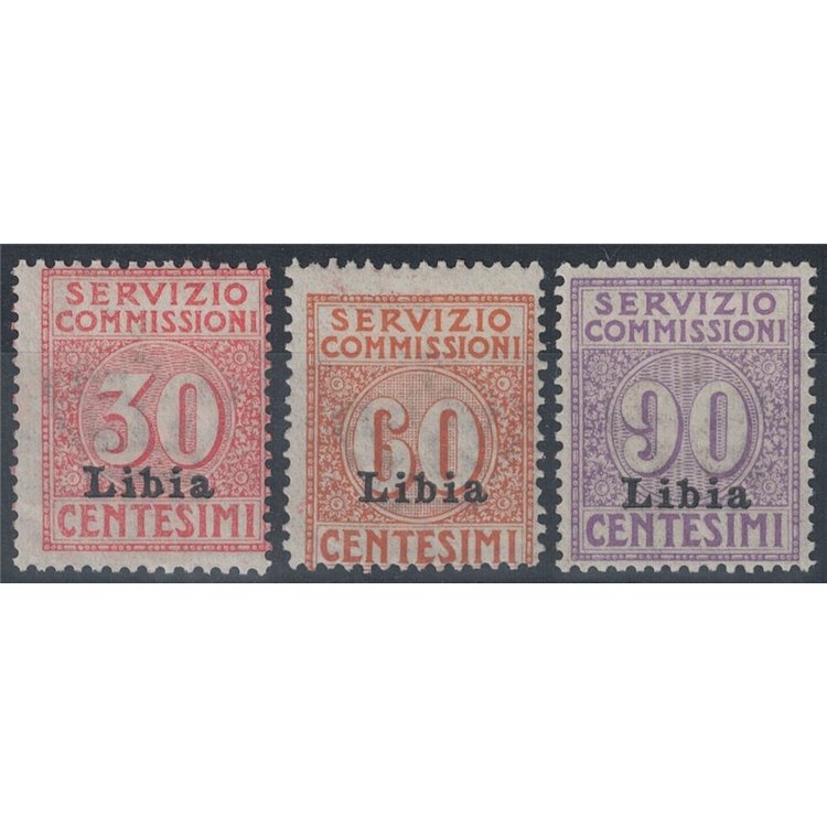 LIBYA 1915 Commission service 3v MH*