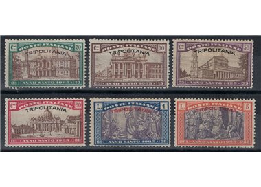 TRIPOLITANIA 1925 Holy Year 6v MH*