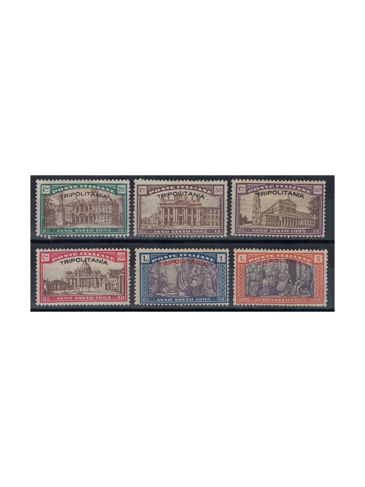 TRIPOLITANIA 1925 Anno Santo 6v MH*