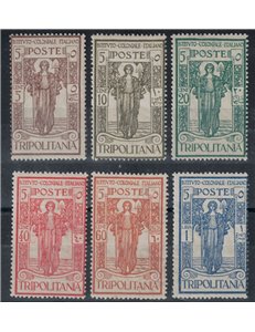 TRIPOLITANIA 1926 Italian Colonial Institute 6v MH*