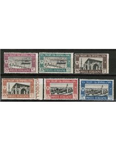 TRIPOLITANIA 1927 1ª Fiera di Tripoli 6v MH*