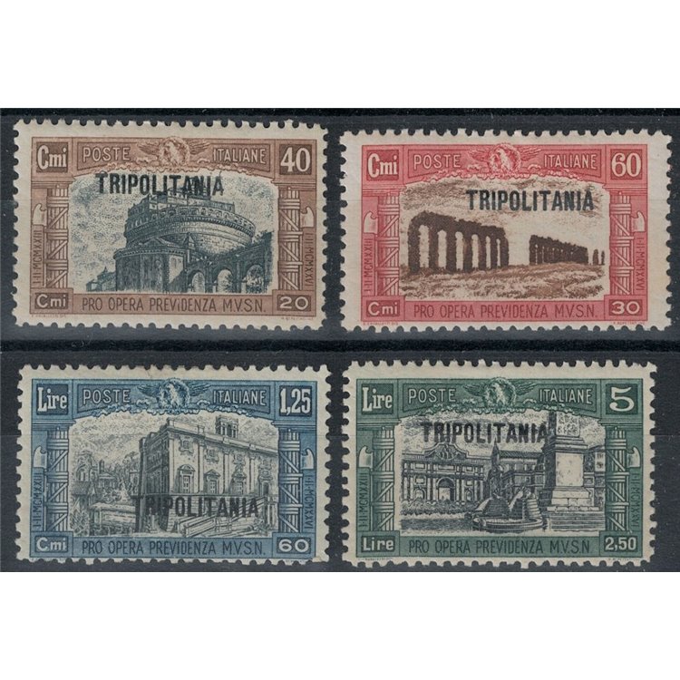 TRIPOLITANIA 1927 Milizia I 4v MH*