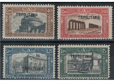 TRIPOLITANIA 1927 Militia I 4v MH*