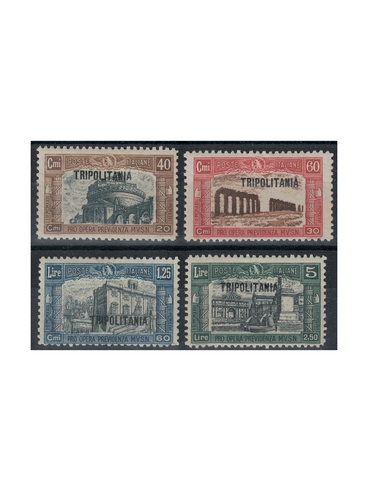 TRIPOLITANIA 1927 Milizia I 4v MH*