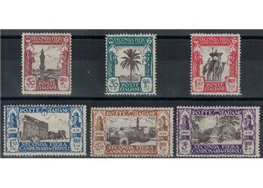 TRIPOLITANIA 1928 2nd Tripoli Fair 6v MH*