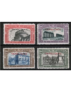 TRIPOLITANIA 1929 Milizia II 4v MH*