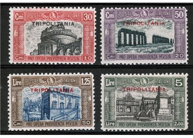 TRIPOLITANIA 1929 Milizia II 4v MH*