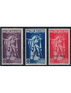 TRIPOLITANIA 1930 Francesco Ferrucci (posta aerea) 3v MH*