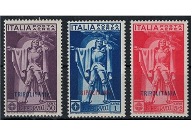 TRIPOLITANIA 1930 Francesco Ferrucci (airmail) 3v MH*