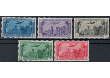 TRIPOLITANIA 1931 Colonial Agricultural Institute (airmail) 5v MH*