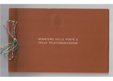 ITALY 1957 Official booklet of the Italian postal service