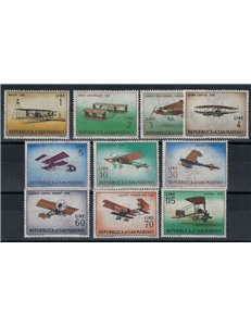 SAN MARINO 1962 History of the aeroplane 10v MNH**
