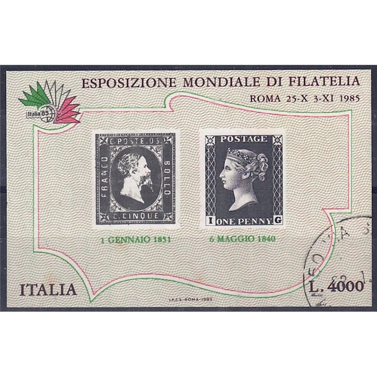 ITALIA 1985 Penny Black BF us