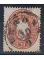 KINGDOM OF LOMBARDY-VENETO 1861-62 Franz Joseph 10s brown used