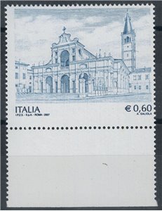 ITALY 2007 Polirone variety (perforation shifted downwards) MNH** ©