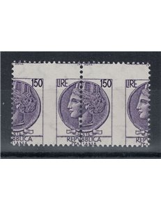 ITALY 1976 Siracusana variety £150 strong perforation shifted 2v MNH**