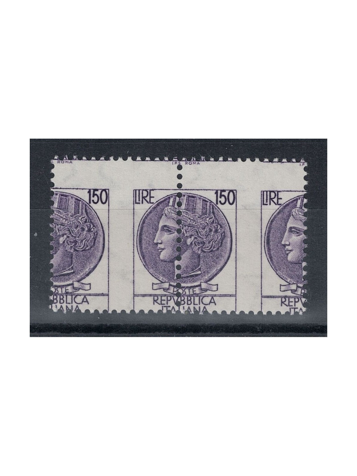 ITALY 1976 Siracusana variety £150 strong perforation shifted 2v MNH**