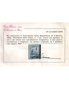 SAN MARINO 1932 Palazzo della Posta 5v MH* ©