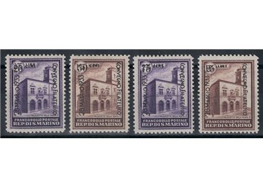 SAN MARINO 1933 Philatelic Convention 4v MH*