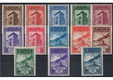 SAN MARINO 1943 Ventennale dei Fasci 13v MH*
