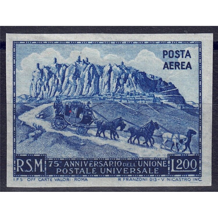 SAN MARINO 1951 UPU Anniversary (airmail) £ 200 nd MNH**