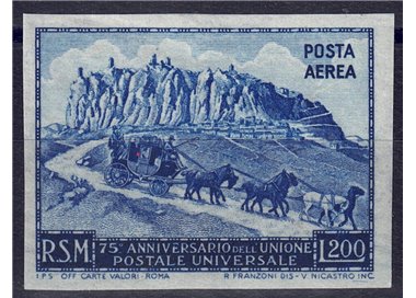 SAN MARINO 1951 UPU Anniversary (airmail) £ 200 nd MNH**
