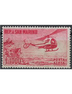 SAN MARINO 1961 Helicopter MNH**