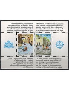 SAN MARINO 1989 Europe s/s MNH**
