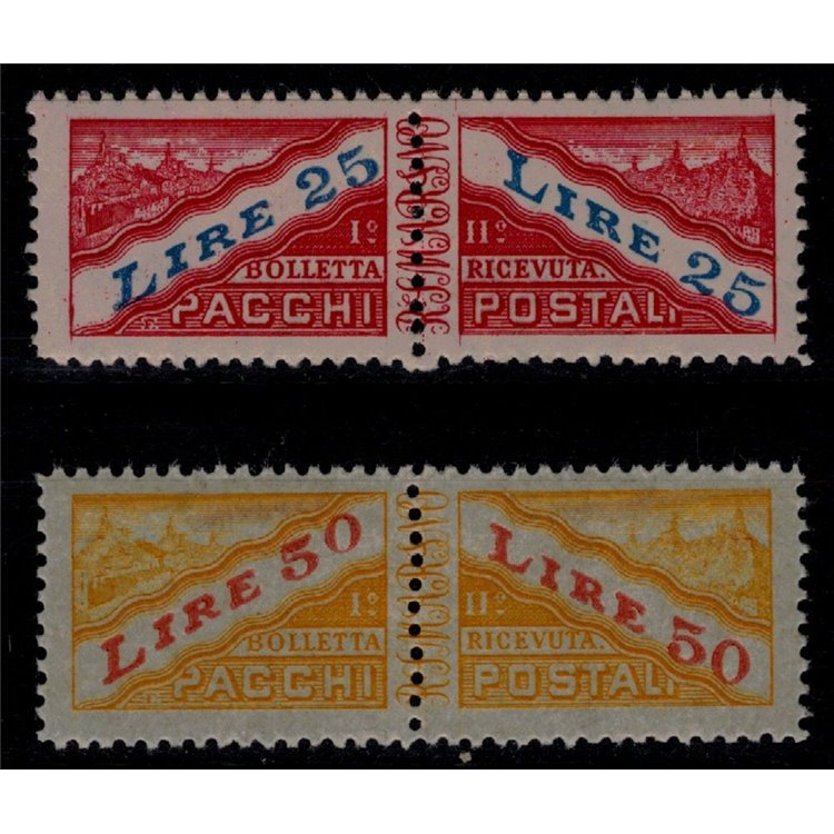 SAN MARINO 1946 Postal parcels (additional values) 2v MH*