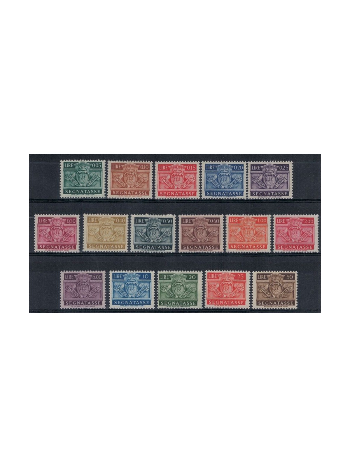 SAN MARINO 1945 Segnatasse 16v MNH**