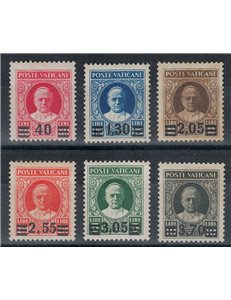 VATICAN 1934 Provisional 6v MH* ©