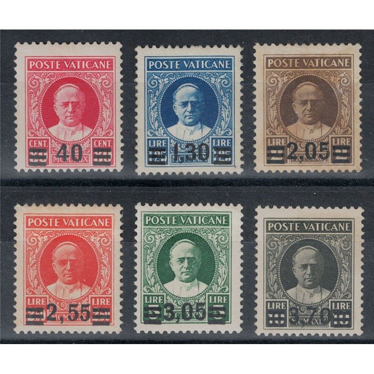 VATICANO 1934 Provvisoria 6v MH* ©