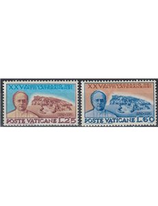 VATICANO 1954 Patti Lateranensi 2v MNH**