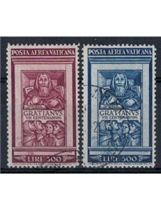 VATICANO 1951 Decreto del monaco Graziano 2v us