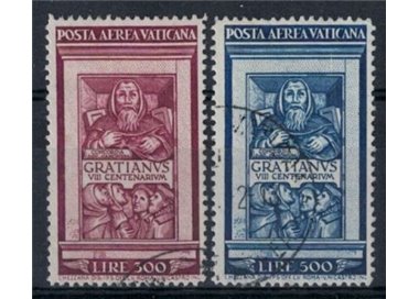 VATICAN 1951 Decree of Monk Graziano 2v us